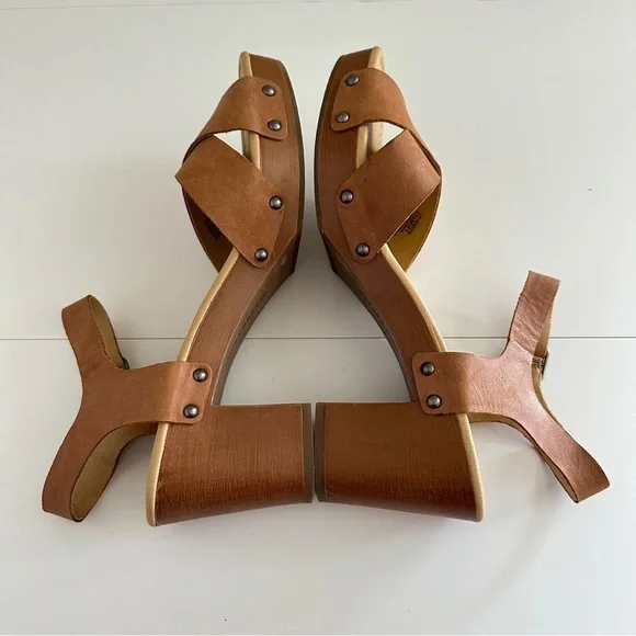 Lucky Brand Women's Haidlee Strappy Block Heel Sandals Latte Tan Color sz 9.5M - Picture 11 of 16